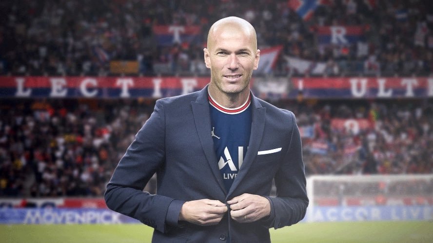 Zidane dhe 8 lojtarë