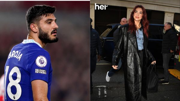 Dua Lipa ndjek Chelsean në stadium, media angleze zbulon arsyen e pranisë