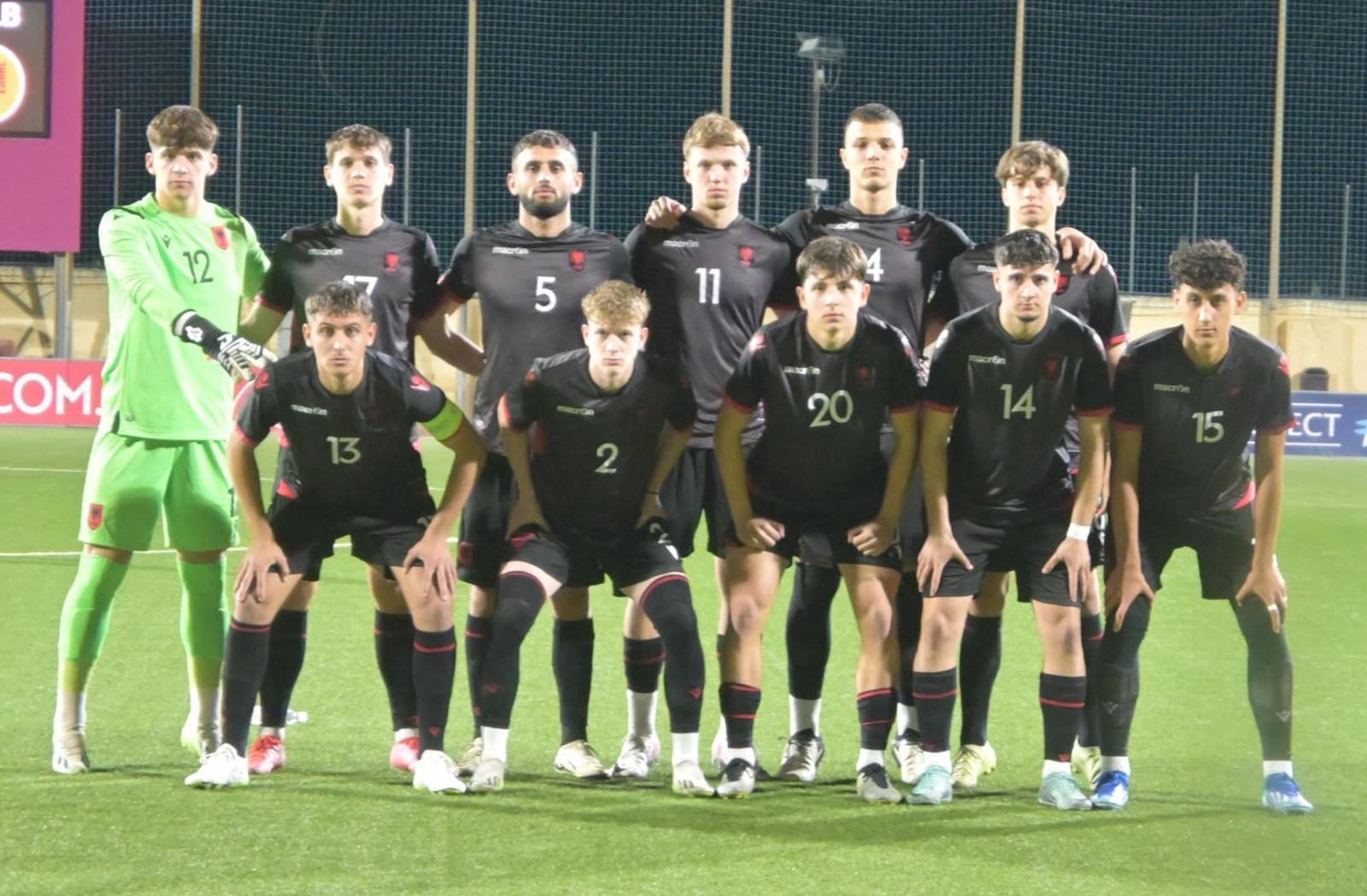 Dy herë në avantazh, Shqipëria U19 e mbyll në barazim ndaj Maltës
