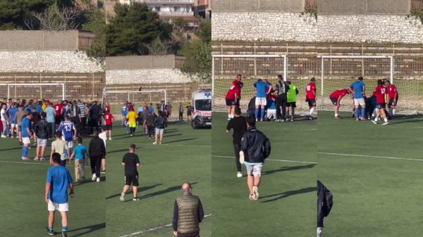 VIDEO/ Ra pa ndjenja në fushë, humb jetën ish-futbollisti nga Saranda